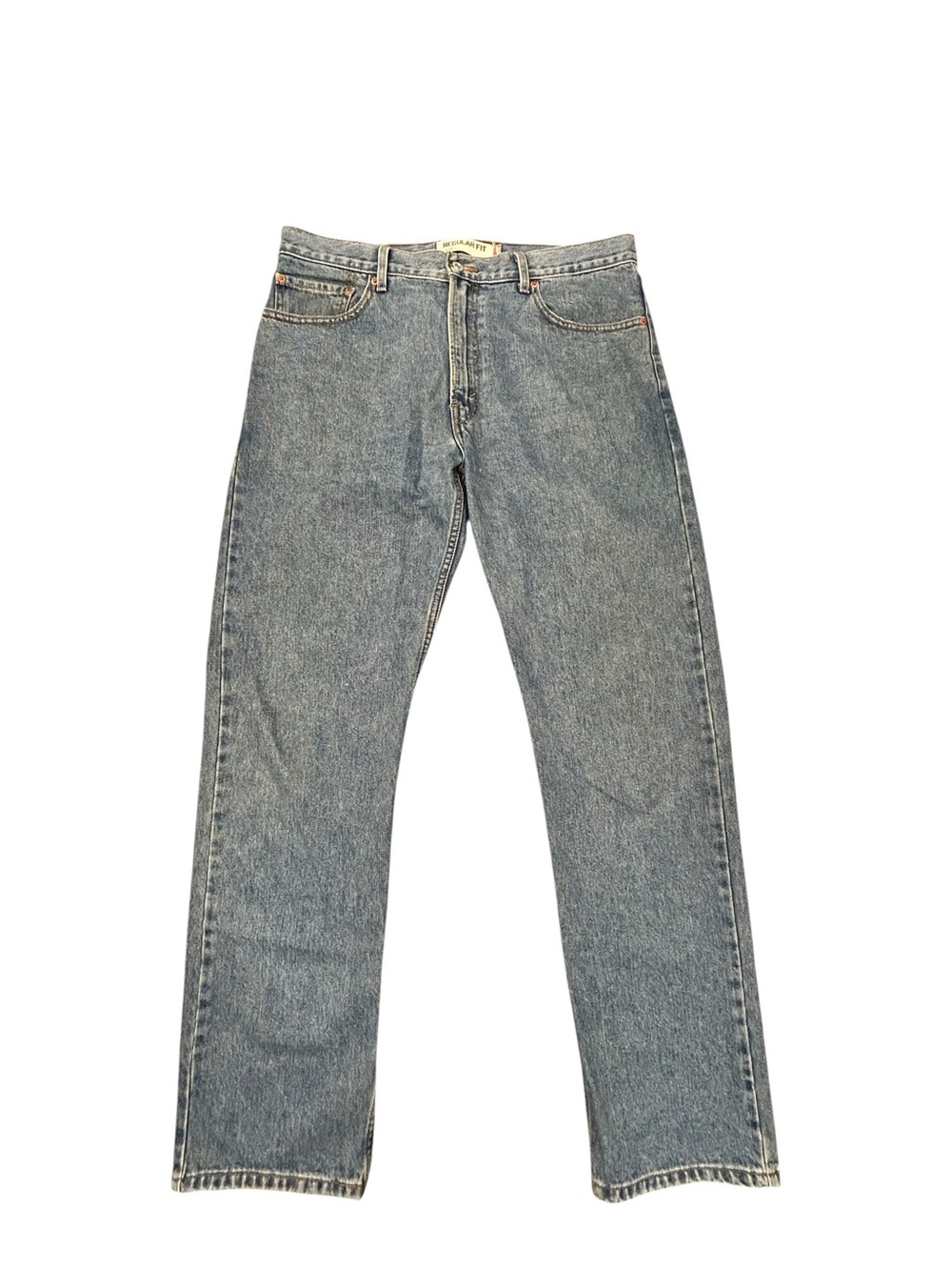 Levi's 505 Vintage Regular Fit Straight-Leg Blue Denim Jeans VTG 2006 36x34